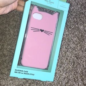 Kate Spade Silicone Cat iPhone Case